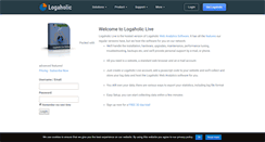 Desktop Screenshot of live.logaholic.com